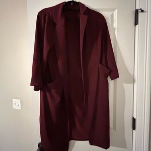 Maroon Hot & Delicious blazer